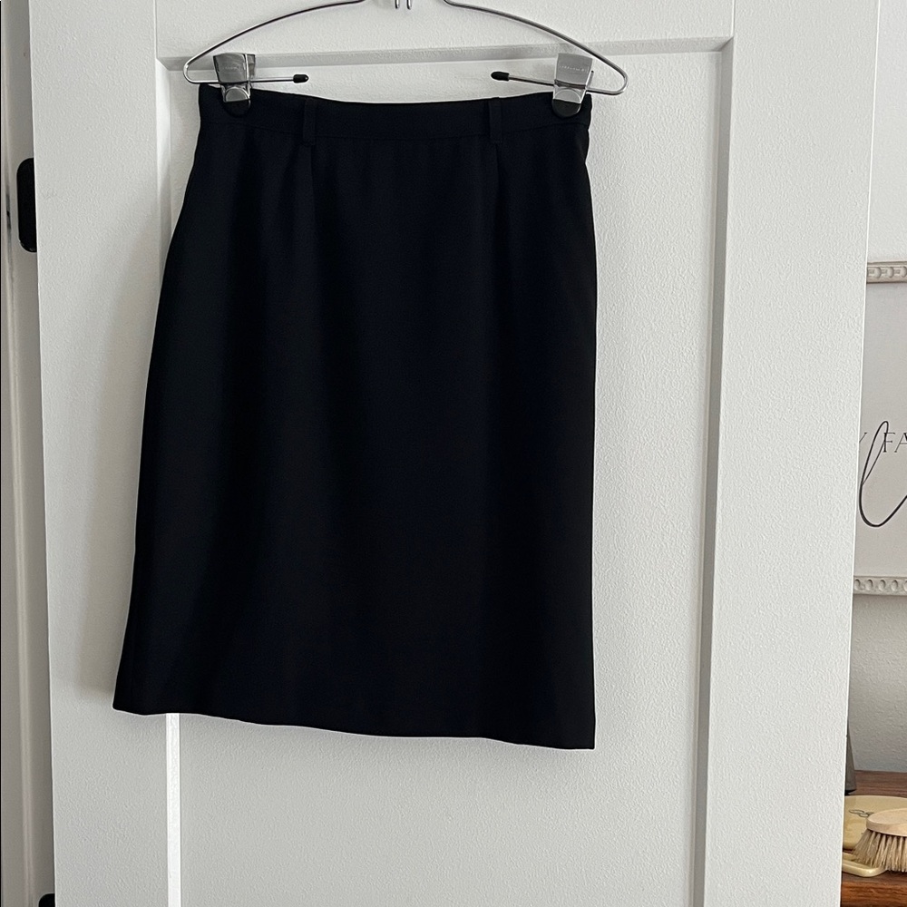 Alexis Black Tailored Pencil Skirt